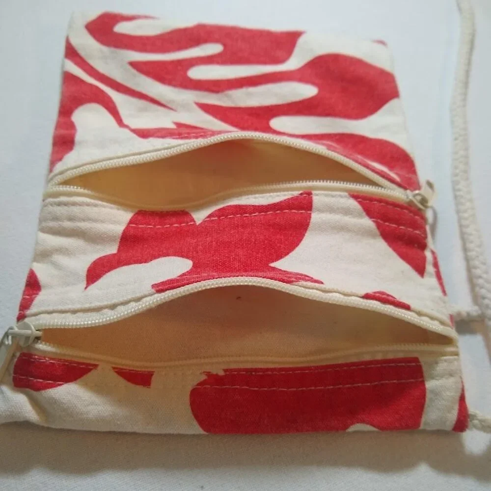 NO brand tropical print crossbody bag/passport/money purse - Picture 1 of 5